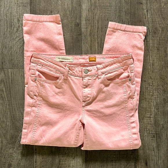 ANTHROPOLOGIE PILCRO and the Letterpress Peach Jeans Size 28 - Picture 10 of 11